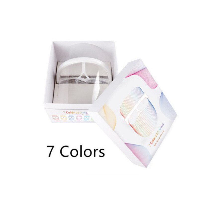 7 Colors LED Light Therapy Facial Mask Photon Anti-Aging Anti Wrinkle